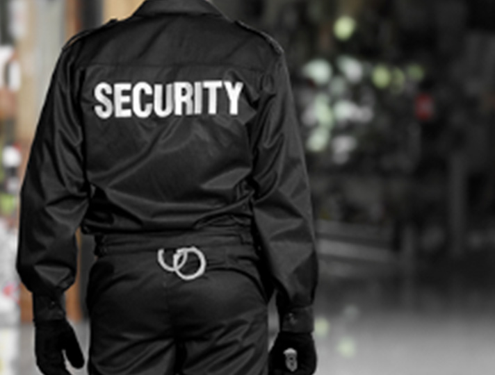 Person in a security uniform 